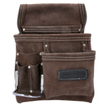 Leather tool pocket attached to the belt, 6 compartments Tough Master TM-318SP