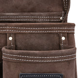 Leather tool pocket attached to the belt, 6 compartments Tough Master TM-318SP