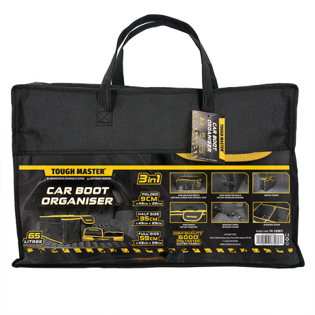 Folding car trunk case, organizer 58x44x28 cm, Tough Master TM-CBO621