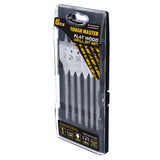 TOUGH MASTER Flat Wood Drill Bit Set 6 Piece Carbon Steel Sizes 10mm to 25mm