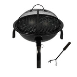 Mobile barbecue, Outdoor barbecue - fireplace, 45 cm, UK BRAND, TOUGH MASTER® TM-FPR17