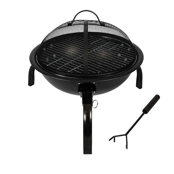 TOUGH MASTER Outdoor Fire Pit BBQ Camping Heater Patio Burner Grill Folding Coal Burner
