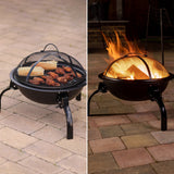 Mobile barbecue, Outdoor barbecue - fireplace, 45 cm, UK BRAND, TOUGH MASTER® TM-FPR17