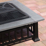 Outdoor barbecue - fireplace with grill and lid 81 cm, Tough Master TM-FPS32