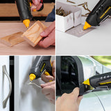 Hot glue gun, anti-drip nozzle, compact Tough Master TM-GG602