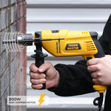 800w Impact drill. 13mm chuck 2m cable length Tough Master TM-ID800E