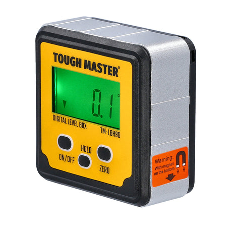 Digital protractor, magnetic Tough Master TM-LBH90