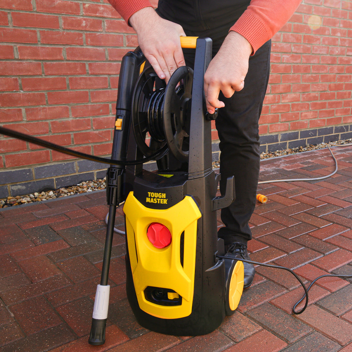 High pressure washer, washing station 1.8kW, 140 bar, Tough Master TM-PW14