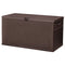 TOUGH MASTER Large Outdoor Storage Box 460L Garden Patio Chest Lid Container, Rattan Style