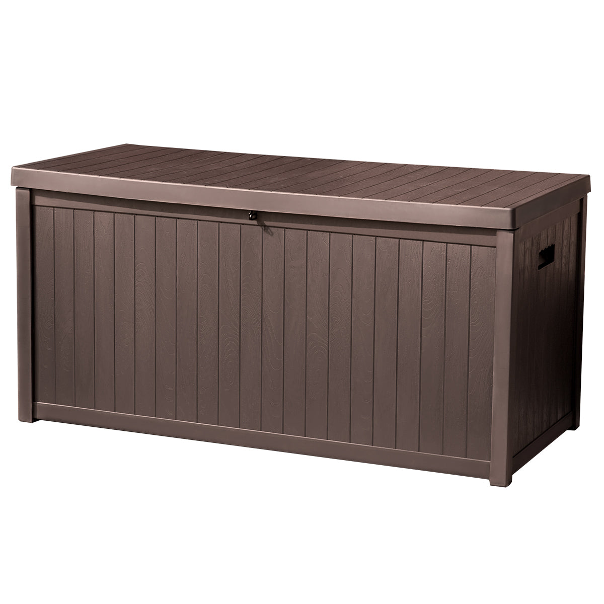 Garden storage box, plastic outdoor box 430l capacity Tough Master TM-SBW43H