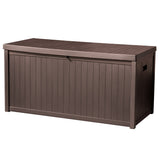 Garden storage box, plastic outdoor box 430l capacity Tough Master TM-SBW43H