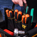 Įrankių krepšys Tough Master, 19 skyrelių, 5 kišenės Įrankių krepšys 30x30x37cm  TM-TB10