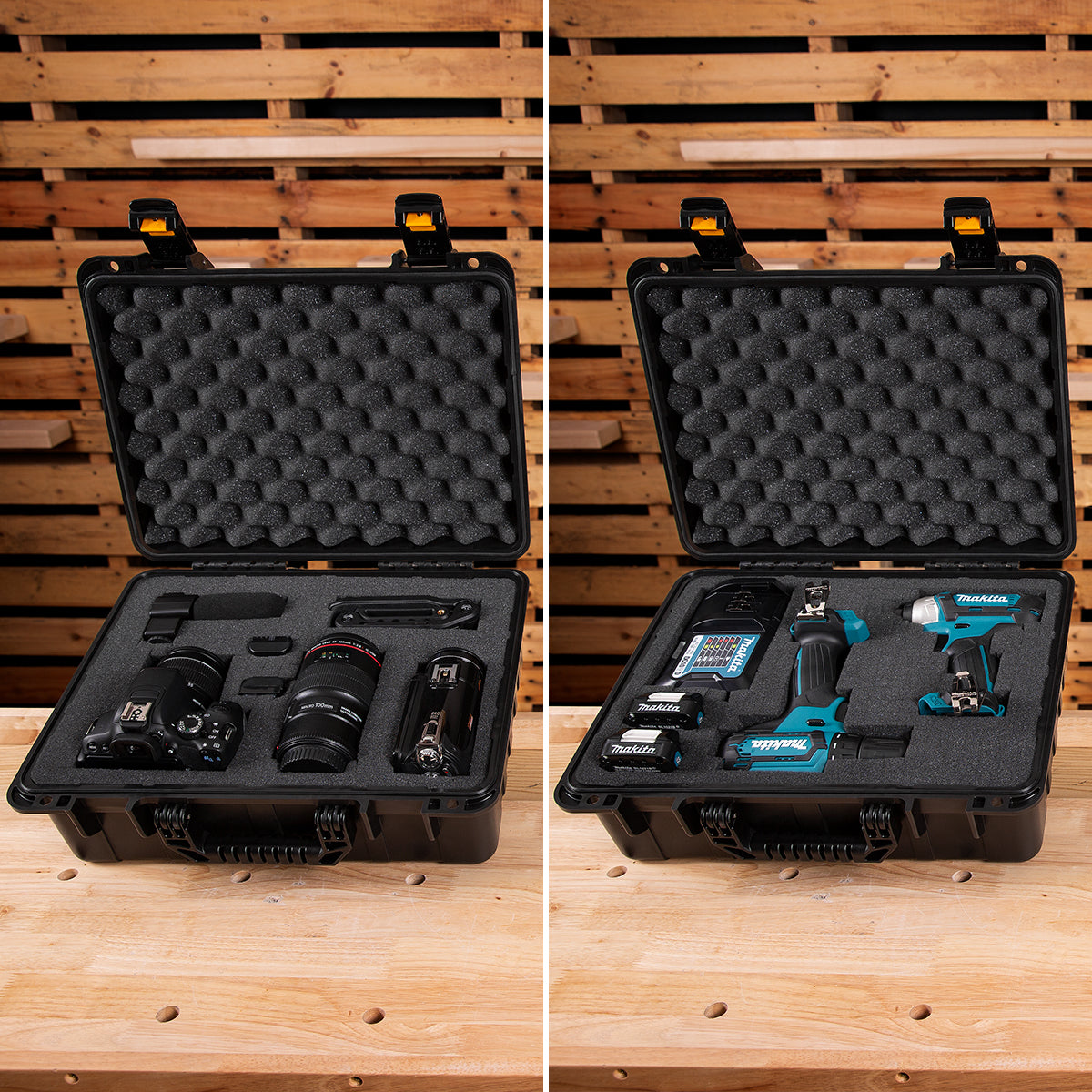 Protective case for tools, suitcase with padding. Tough Master TM-UPT-400S