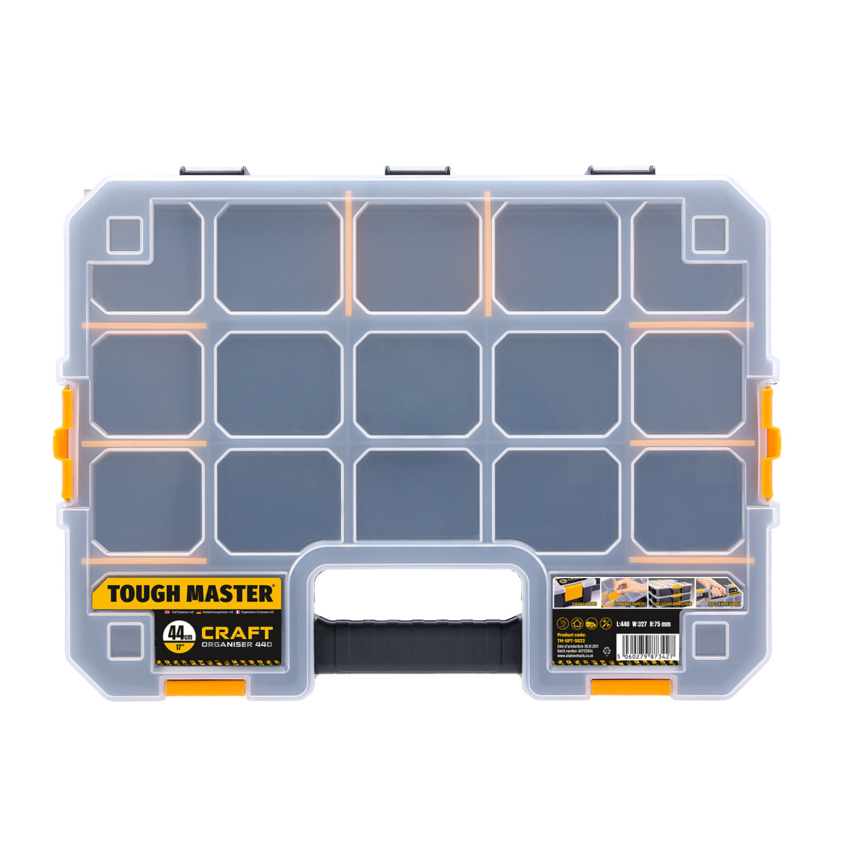 Storage box, suitcase for small things, organizer Tough Master TM-UPT-5022