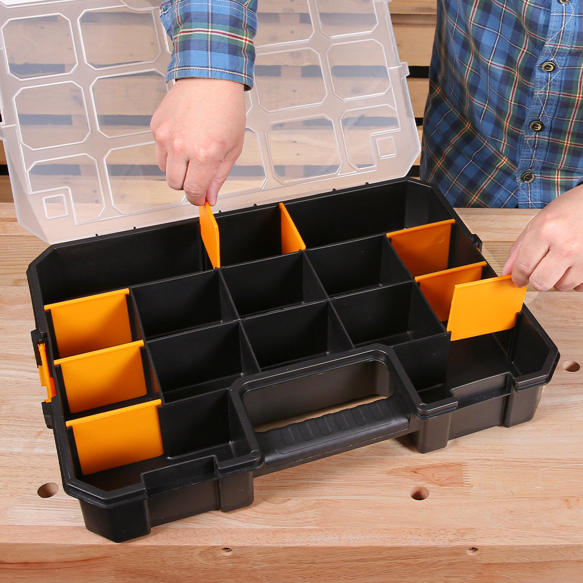 Storage box, suitcase for small things, organizer Tough Master TM-UPT-5022