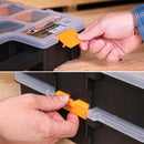 Heavy Duty Storage Box Organiser for Small Parts Customizable Transparent Lid