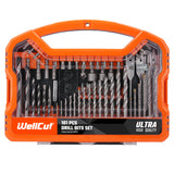 101 Piece WellCut WC-DB101U Screwdriver Bits and Drill Bit Set