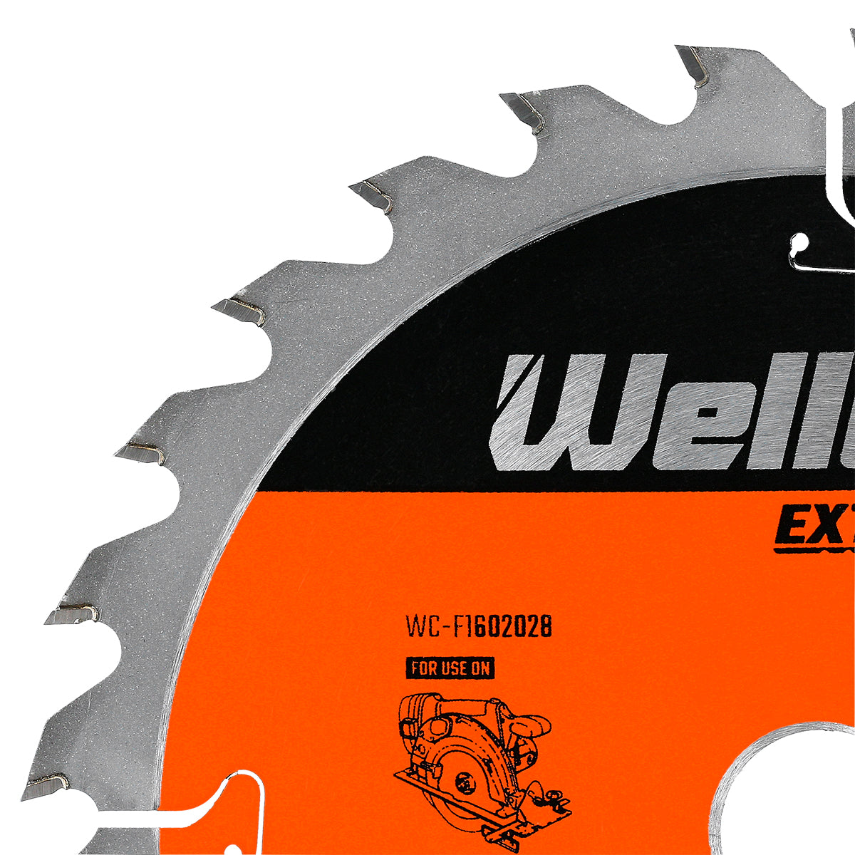 Circular saw blade, 160x20mm 28 teeth WellCut WC-F1602028