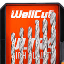 HSS šešiakampių grąžtų rinkinys 12 dalių 2-6,5mm WellCut WC-HSS12HU