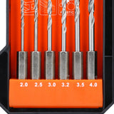 HSS Hex Drill Set 12 Pieces 2-6.5mm WellCut WC-HSS12HU