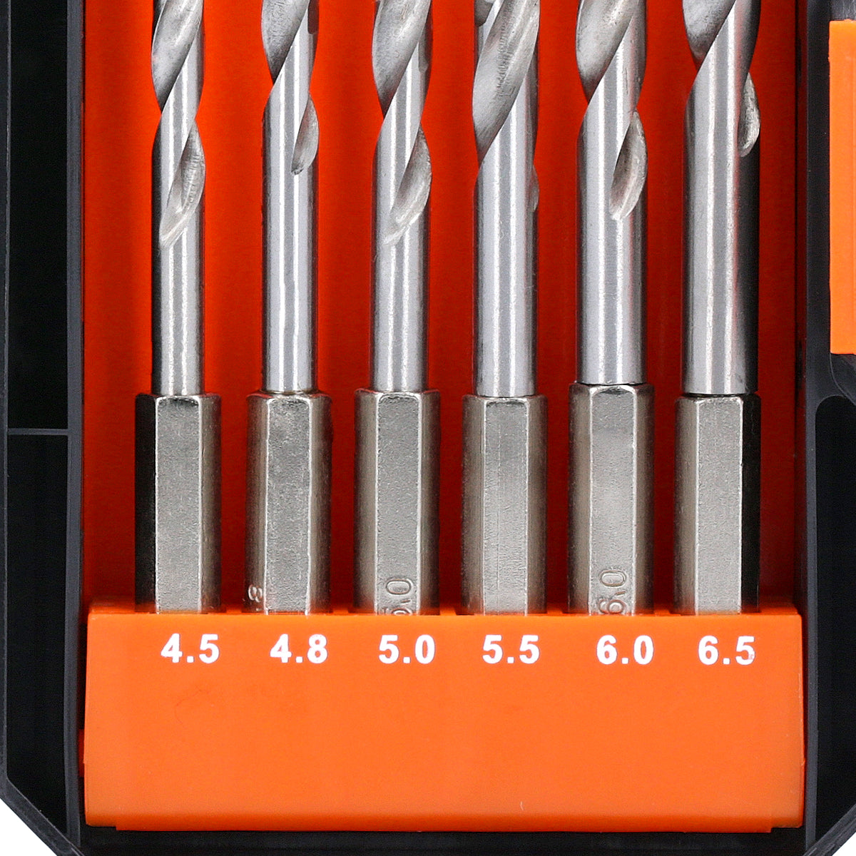 HSS Hex Drill Set 12 Pieces 2-6.5mm WellCut WC-HSS12HU