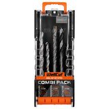 4-8mm Combination HSS/Masonry/Wood Drill Set WellCut WC-HWM9U