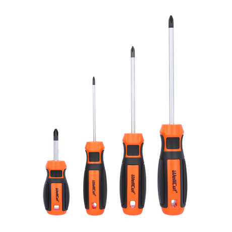 Screwdriver set 8 parts, with magnetic tips WellCut WC-SD8