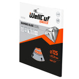 Diamond disc, 125x22.23mm WellCut WC-SD12522