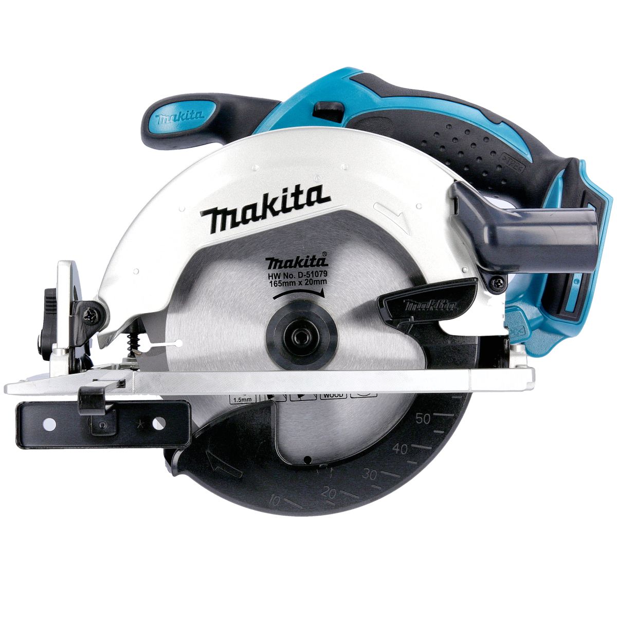 Makita akumuliatorinis diskinis pjūklas  165mm DSS611 18V li-ion LXT