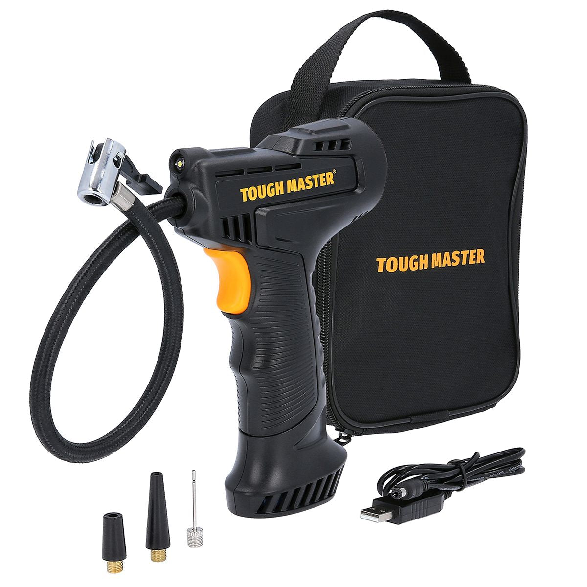 Battery-powered air compressor, Bicycle pump 50W, Tough Master®, TM-TC50B