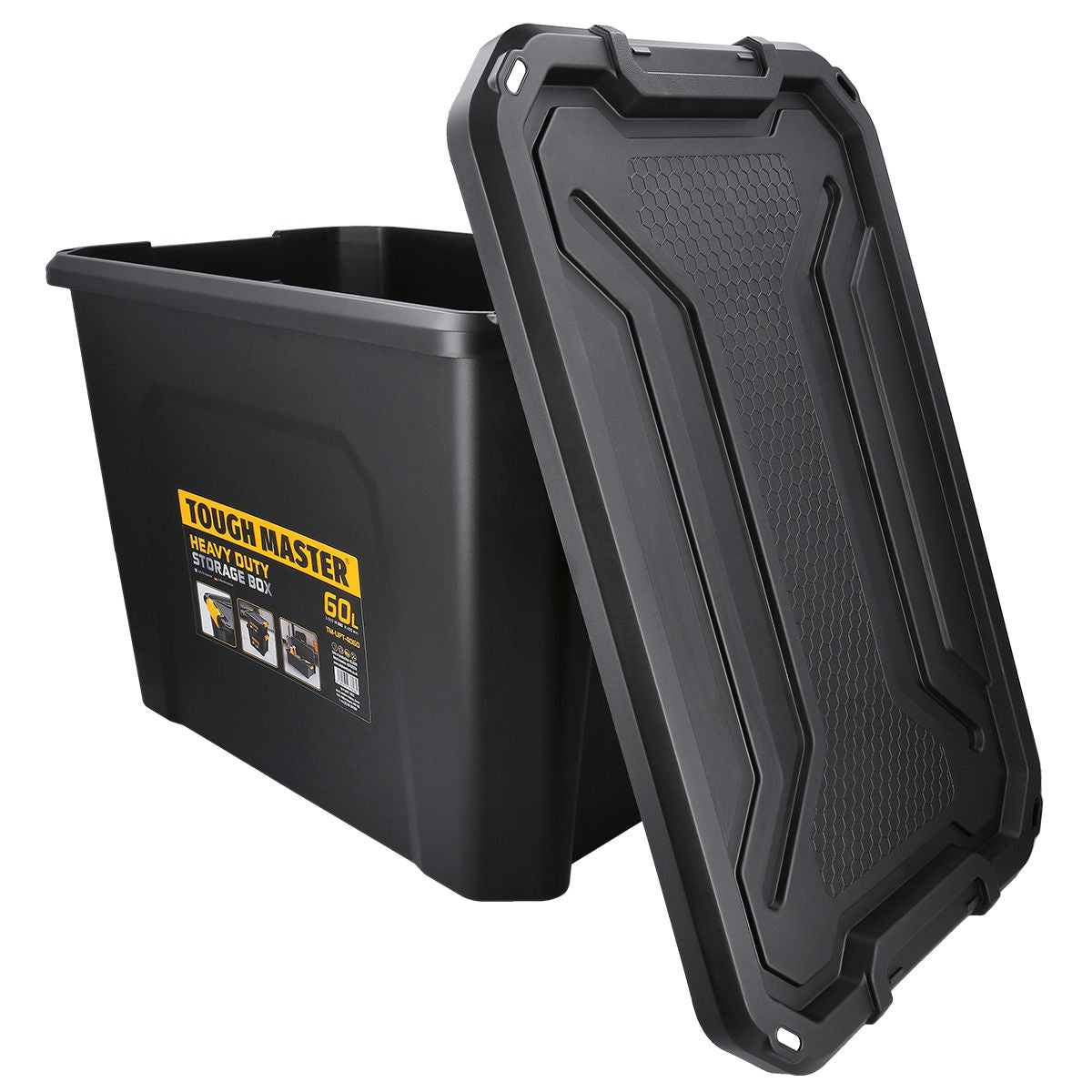 Plastic storage box, box for storage, 60l Tough Master TM-UPT-4060