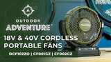 Makita CF001GZ 40Vmax XGT Swing Fan Bare Unit 