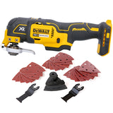 DeWalt akumuliatorinis multifunkcinis įrankis  DCS355N 18V + pjovimo, šveitimo antgaliai