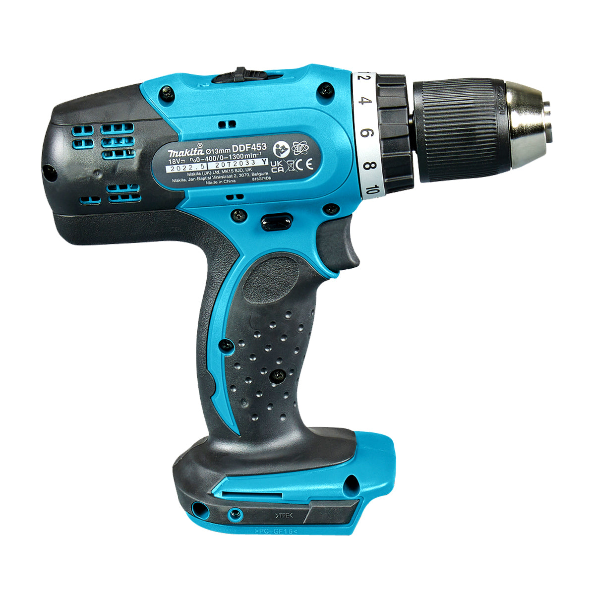 Makita DDF453RFE 18V LXT Cordless 2 Speed ​​Drill Driver With 2 x 3.0Ah Batteries, Charger &amp; Case 