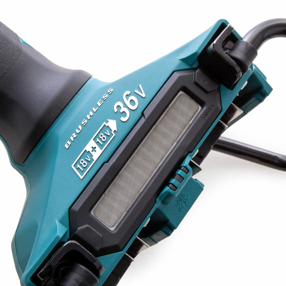 Makita DGA900Z 18v / 36v Cordless Brushless 230mm 9" Angle Grinder Paddle Switch Bare Unit