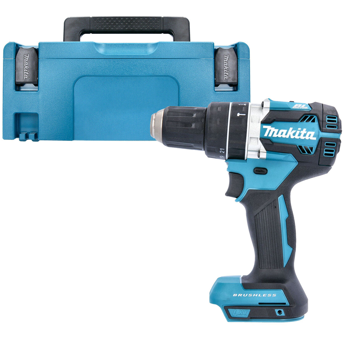 Makita DHP484ZJ 18v LXT Brushless 2-Speed ​​Combi Drill with Case