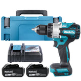 Makita DHP486RTJ 18V LXT Cordless Brushless Combi Drill With 2 x 5.0ah Batteries, Charger &amp; Case 
