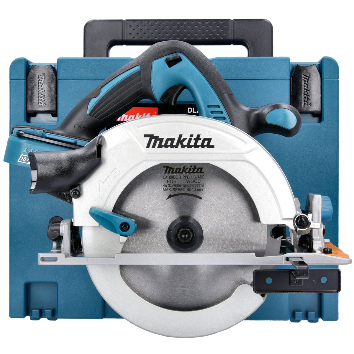 Makita akumuliatorinis diskinis pjūklas 190mm 18/36v DHS710Z su Makpac 4 dėže