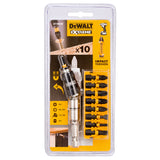 Sukimo antgalių komplektas DeWalt DT70518T; 10 vnt.