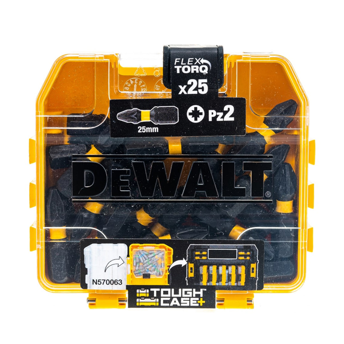 Sukimo antgalis DeWalt DT70556T-QZ; PZ2; 25 vnt.