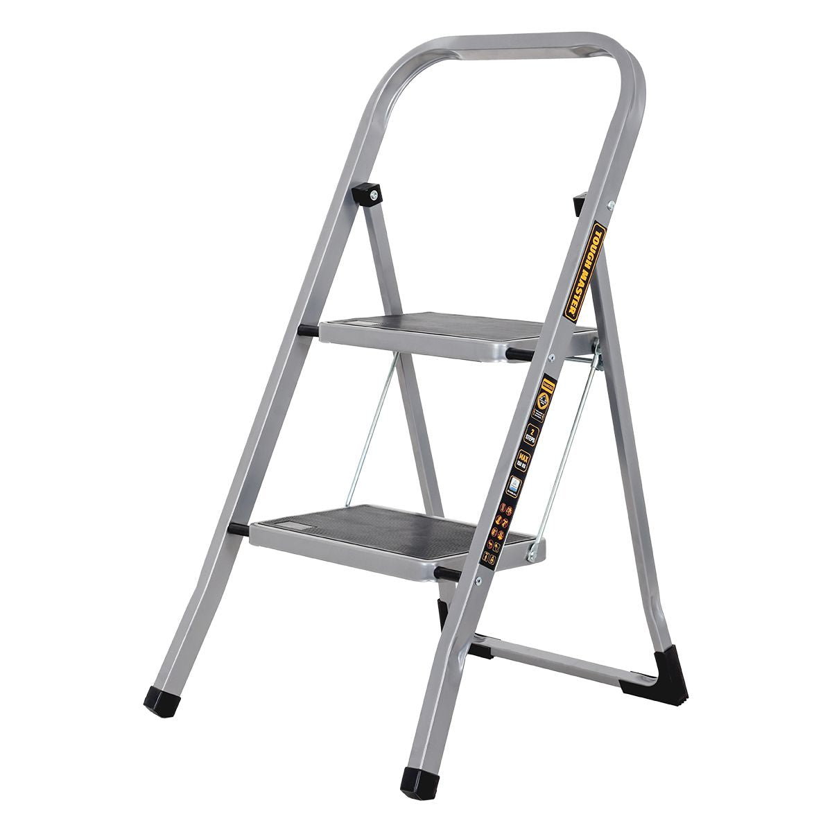 Household ladder, 2 steps, with handrail, Tough Master, TM-SSL2