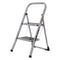 TOUGH MASTER® Steel Step Ladder Folding Step Stool with Handrail & Wide Platform - 2 Steps (TM-SSL2)