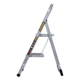 Household ladder, 2 steps, with handrail, Tough Master, TM-SSL2