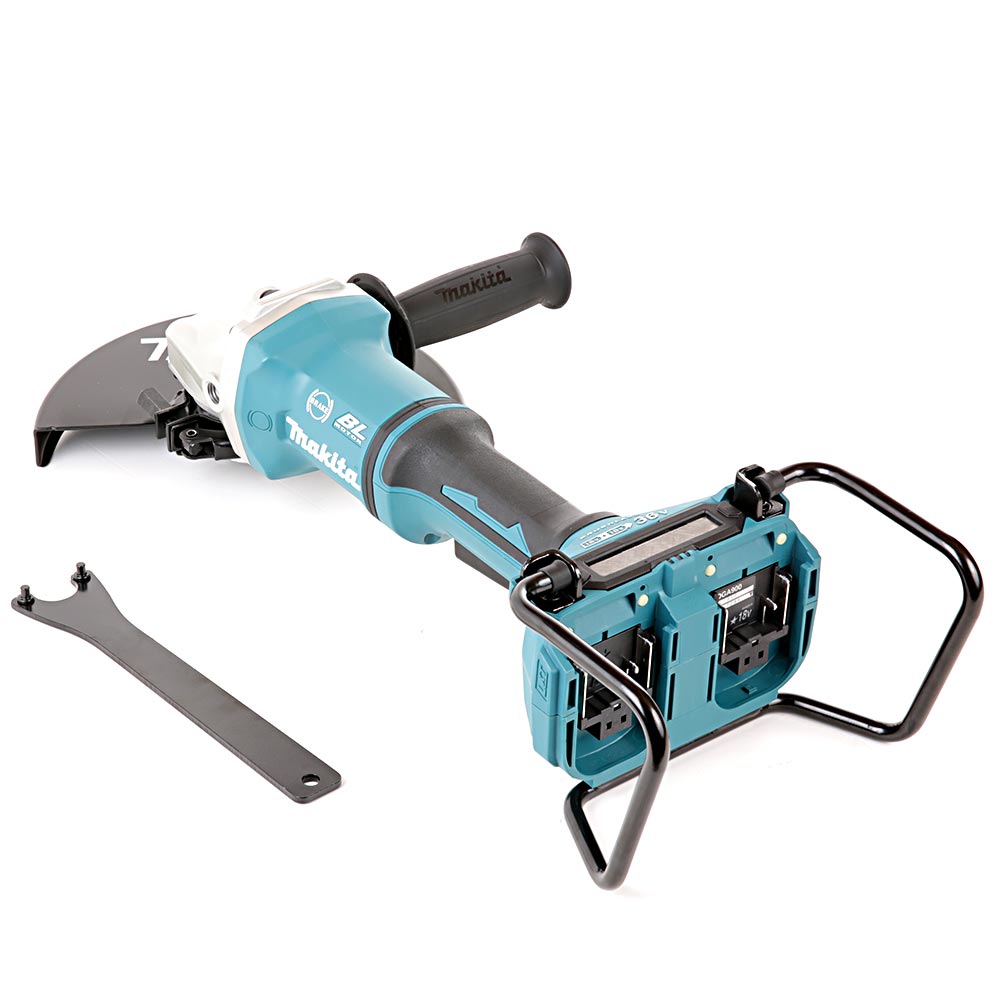 Makita DGA900 KIT 18V / 36V Cordless Brushless 230mm 9" Angle Grinder Paddle Switch With Carry Case