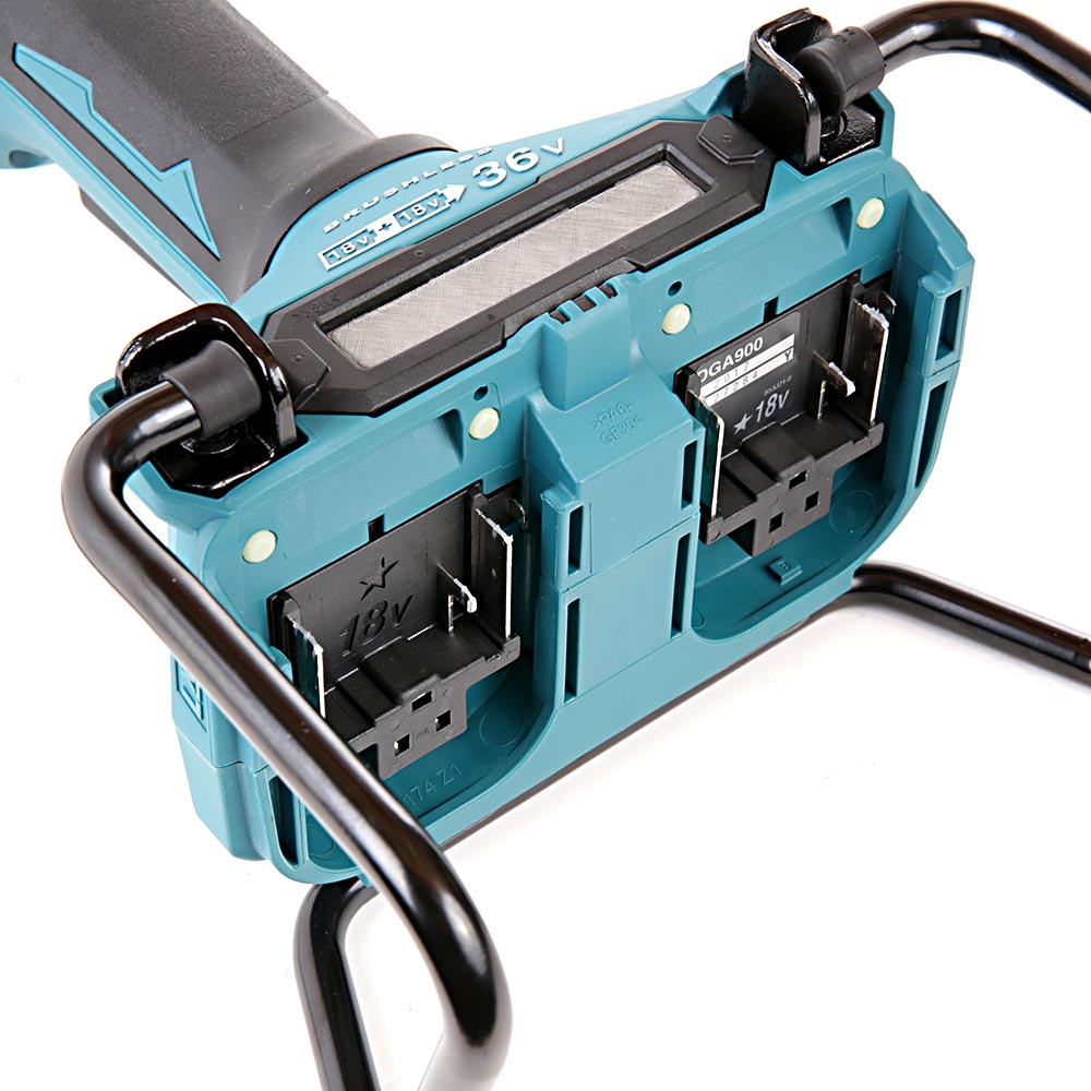 Makita DGA900 KIT 18V / 36V Cordless Brushless 230mm 9" Angle Grinder Paddle Switch With Carry Case