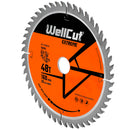 Diskinio pjūklo diskai, 3vnt 160x20mm 48 dantų WellCut WC-F1602048
