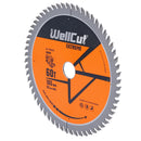 Diskinio pjūklo diskai, 2vnt 165x20mm 60 dantų WellCut WC-P1652060