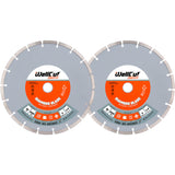 Diamond disc, 2pcs 230x22.23mm WellCut WC-SD23022