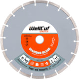 Diamond disc, 4pcs 230x22.23mm WellCut WC-SD23022